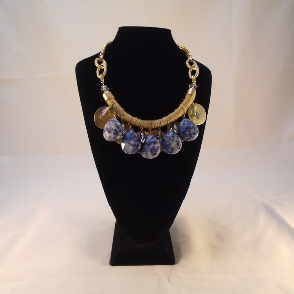 Tommy Bahama Jewelry - TOMMY BAHAMA BLUE AGATE RHINESTONE STATEMENT $118